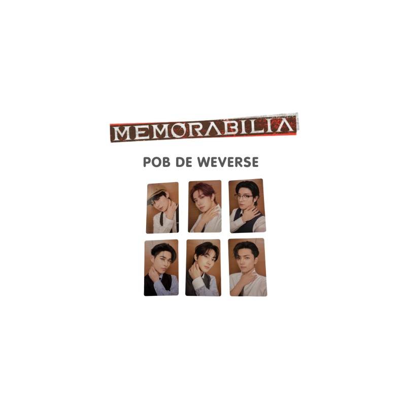 Enhypen Memorabilia Photocard POB Unboxing Live Oficial de Weverse