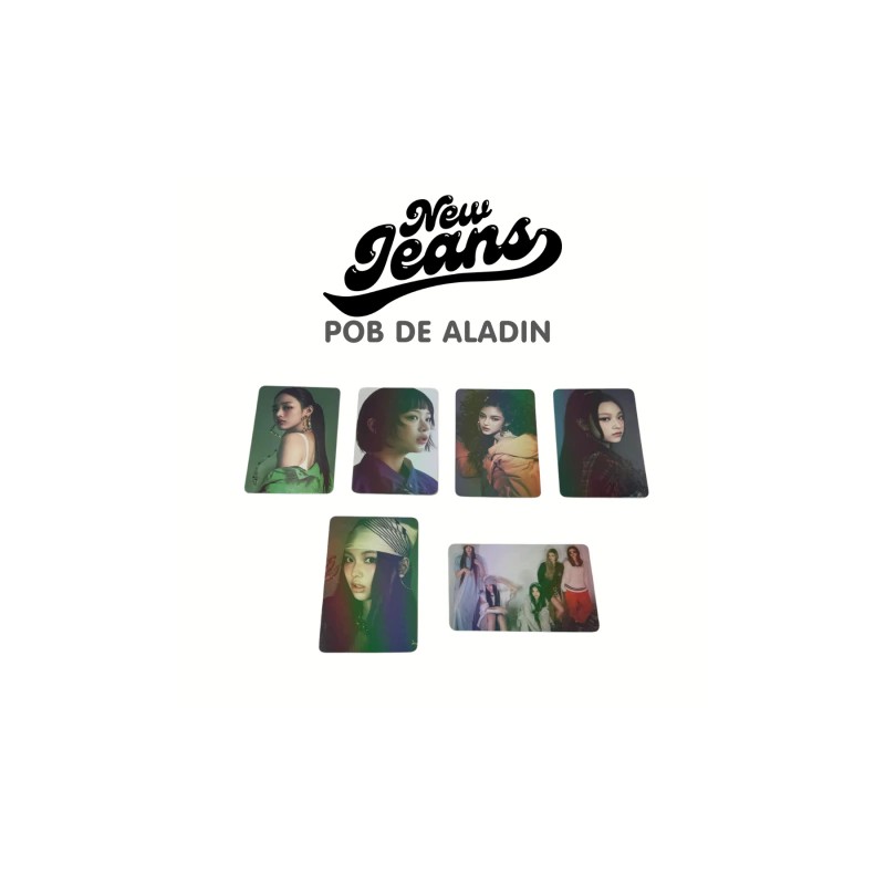 NewJeans Double Single How Sweet Photocard holográfica POB Oficial de Aladin