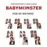 BABYMONSTER BABYMONS7ER Photocard + Planilla de stickers POB Oficial Weverse