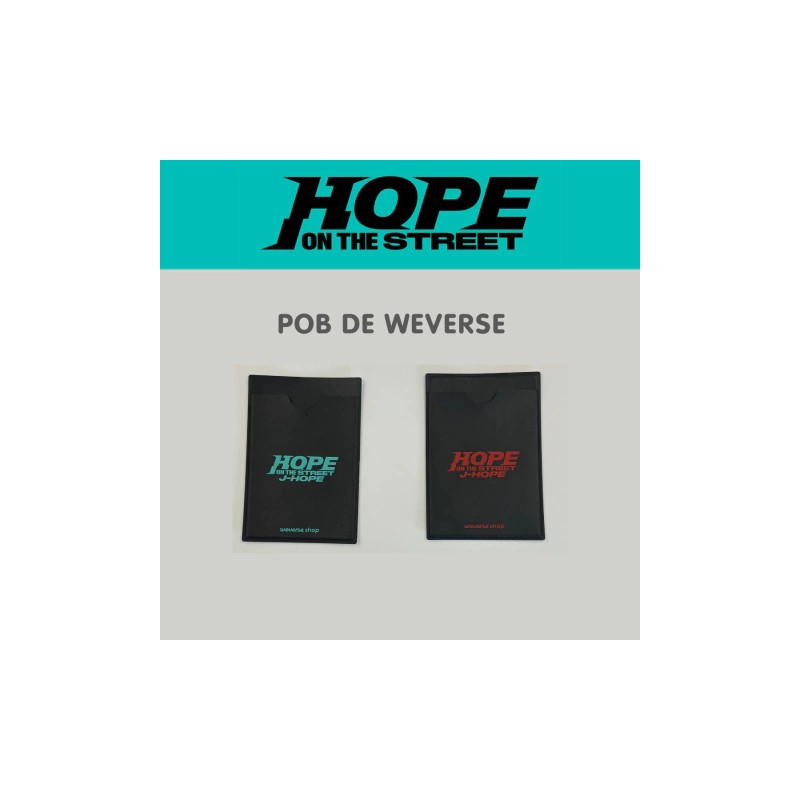 BTS J-hope Hope On the Street Card Pocket Oficial de Weverse