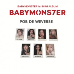 BABYMONSTER BABYMONS7ER Photocard Tipo Polaroid POB Oficial Weverse