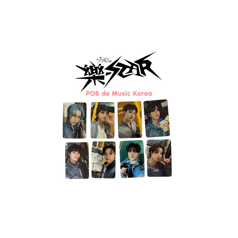 Straykids Photocard Rockstar POB Oficial de Music Korea