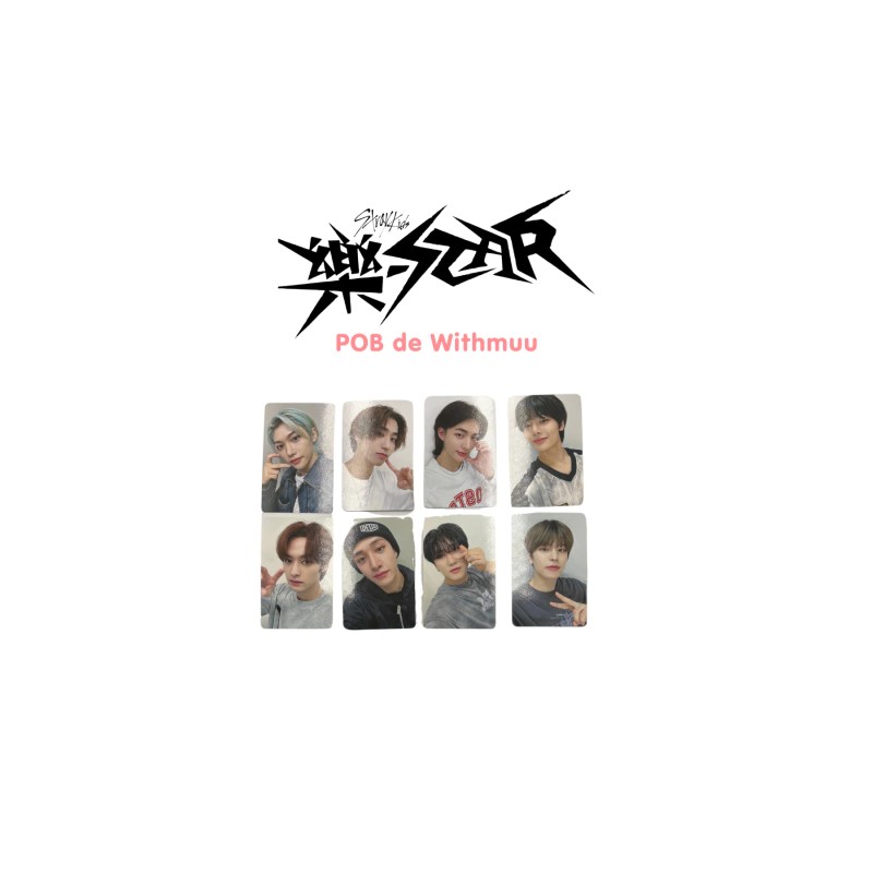 Straykids Photocard Rockstar POB Oficial de WithMuu