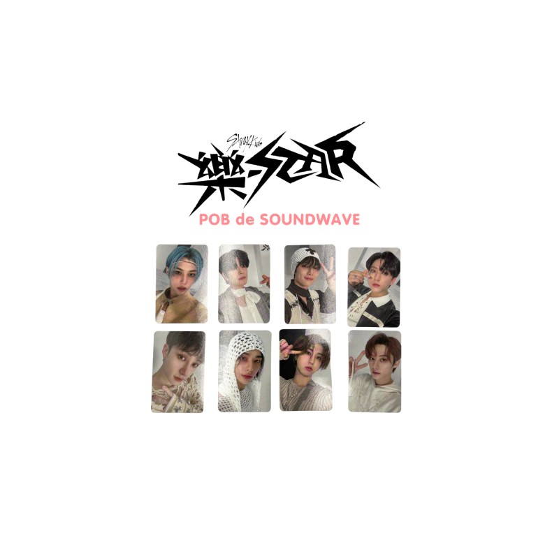 Straykids Photocard Rockstar POB Oficial de Soundwave