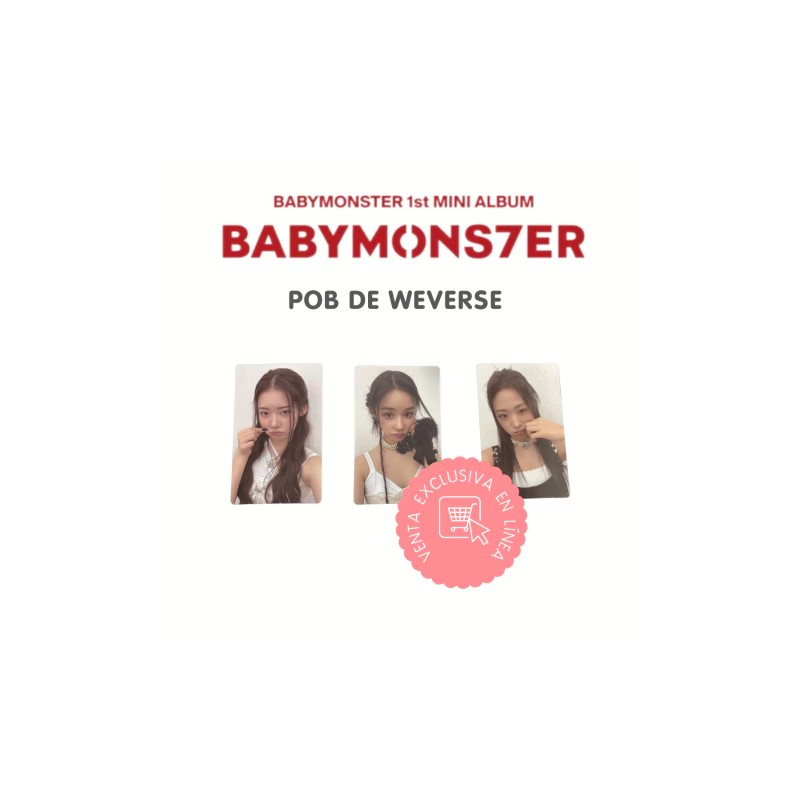 BABYMONSTER BABYMONS7ER Photocard POB Oficial Weverse