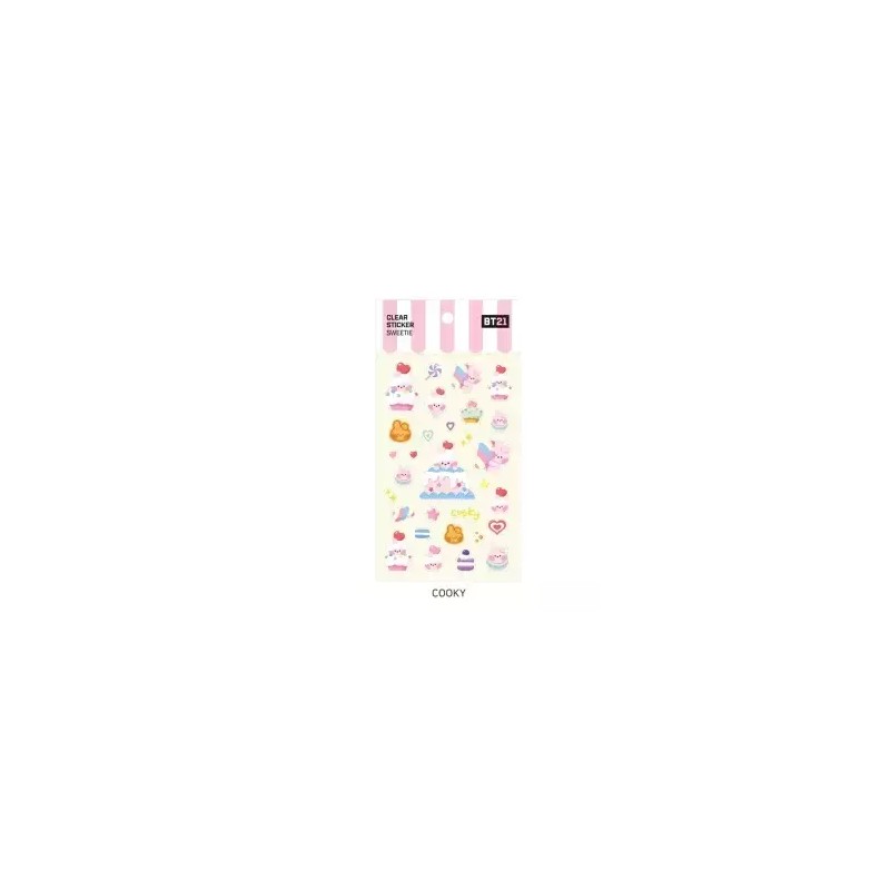 BT21 Minini Sweetie Planilla de Sticker Oficial Cooky ver.