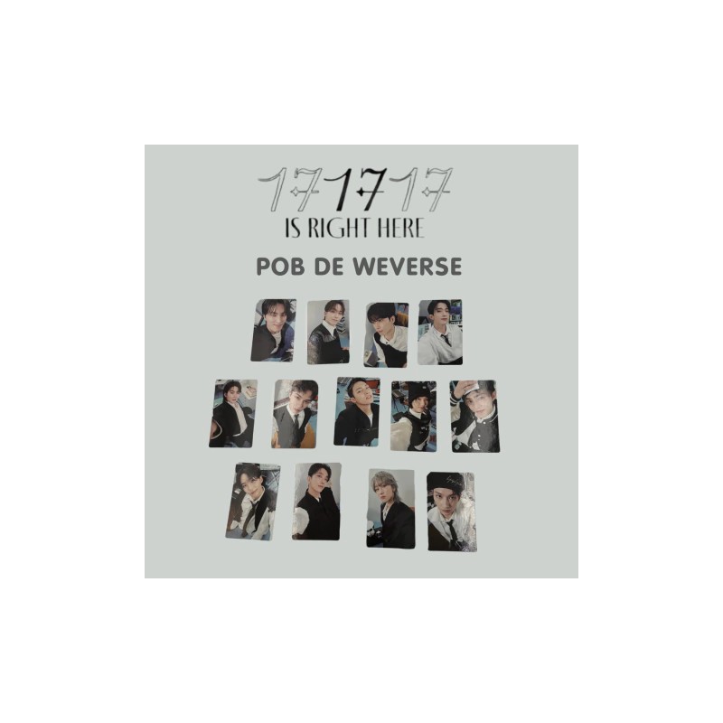 Seventeen 17 is Right Here Photocard POB Oficial de Weverse