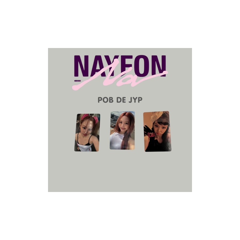 Twice Nayeon NA Photocard POB Oficial de JYP