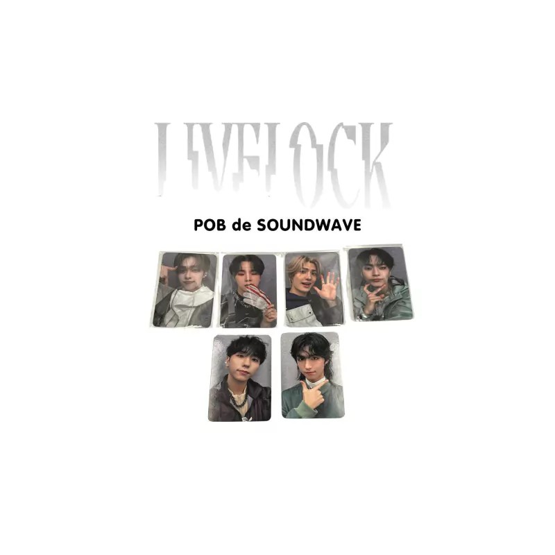Xdinary Heroes LiveLock Photocard de POB Soundwave