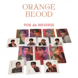 Enhypen Orange Blood Photocard + Sticker POB Oficial de Weverse